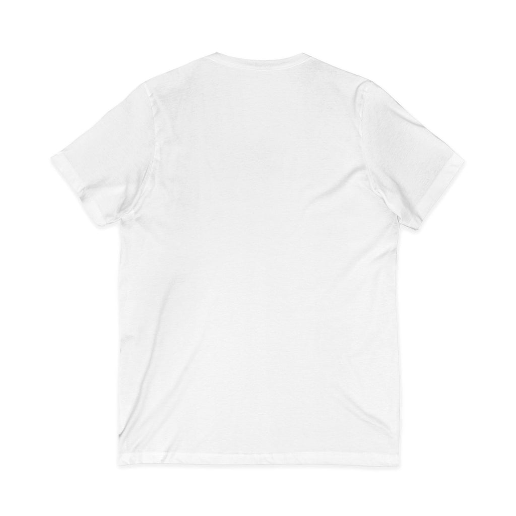 Graphic V‑Neck Tee — Psychedelic Bear Smoking Pipe Art