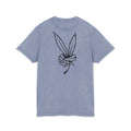 Acid Washed Round Neck Tee