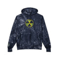 Tie-Dye Embroidered Hoodie — Yellow Green Radiation Patch