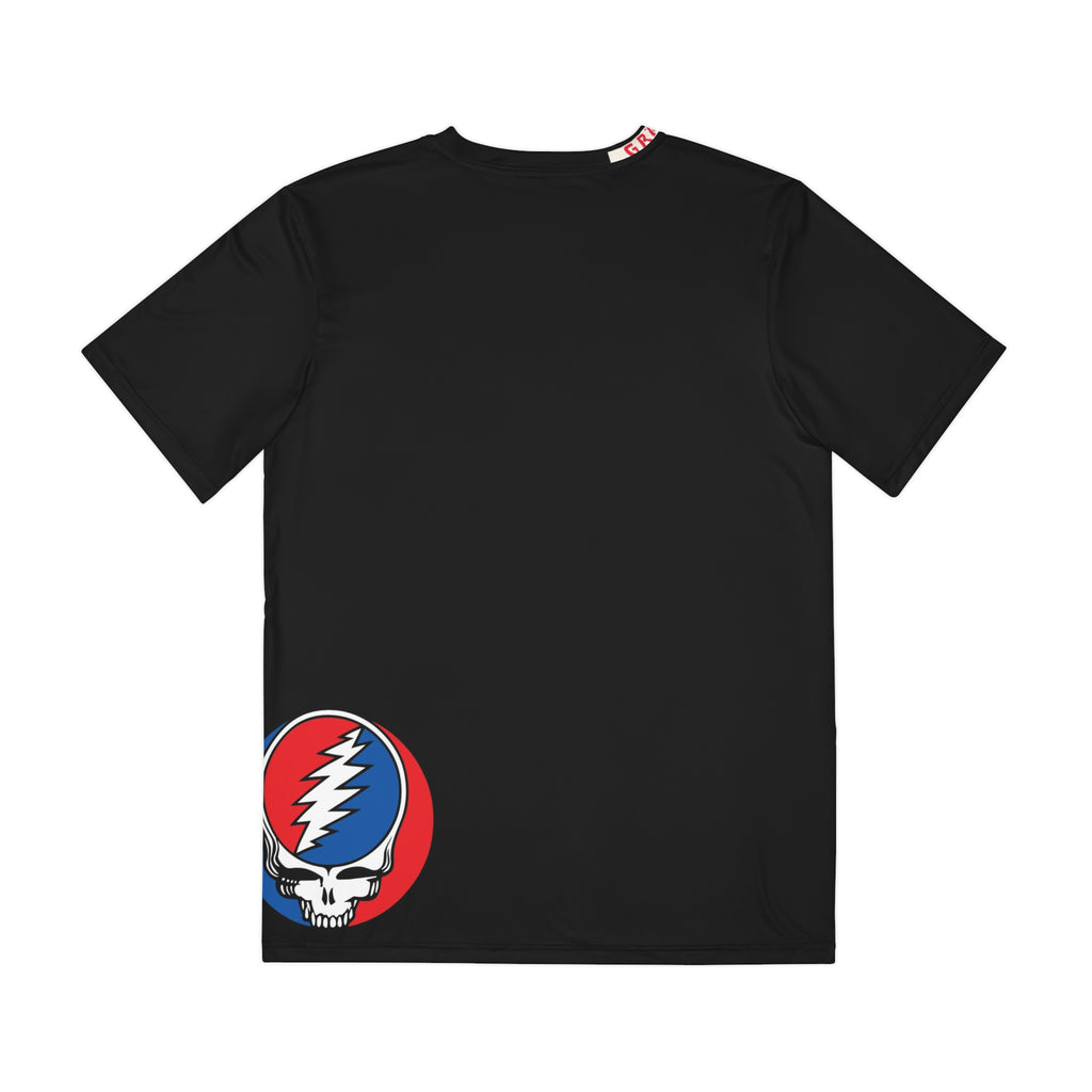 Grateful Dead 'Love' Roses Skull Graphic Tee — Men's Band T‑Shirt
