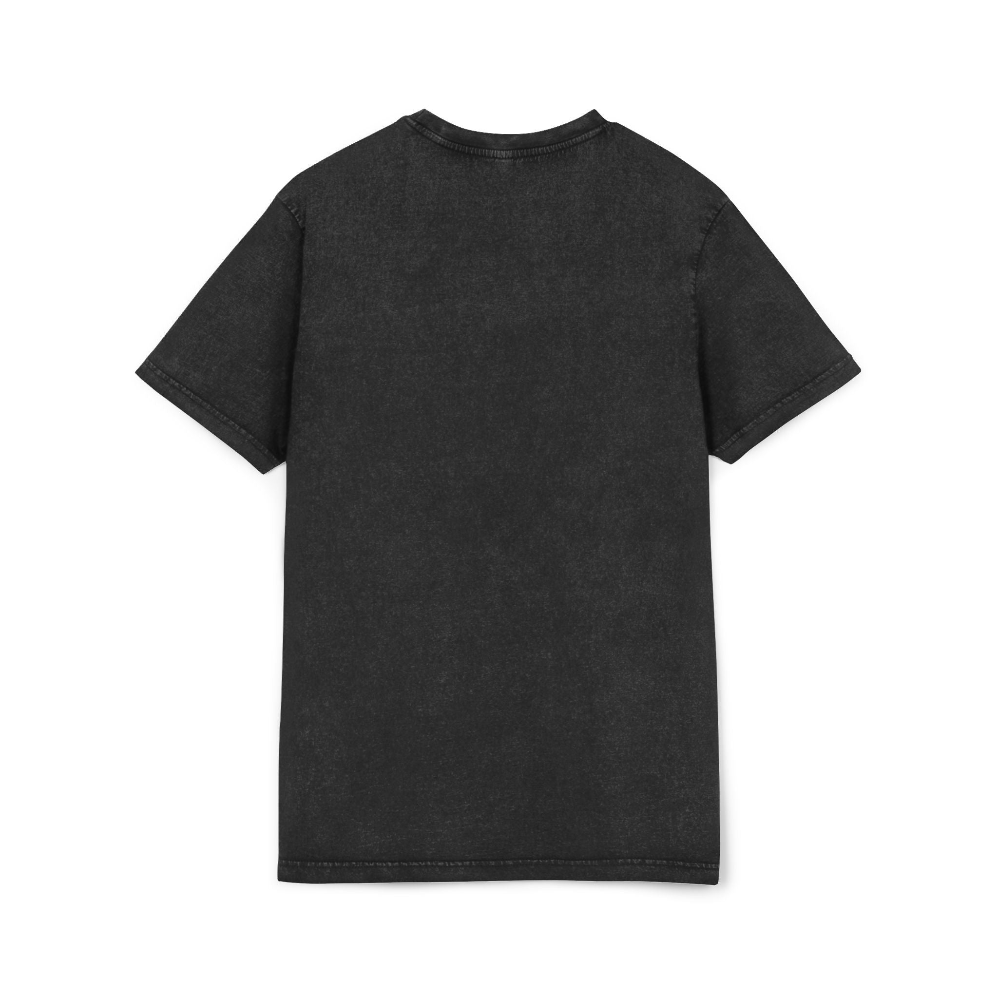 Acid Washed Round Neck Tee