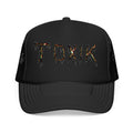 TOXIK Trucker Hat — Distressed Grunge Foam Mesh Cap